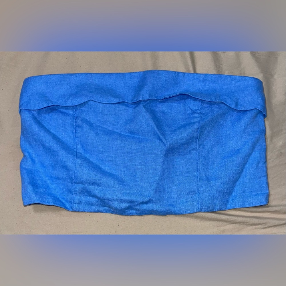 Abercrombie bandeau scalloped tank top